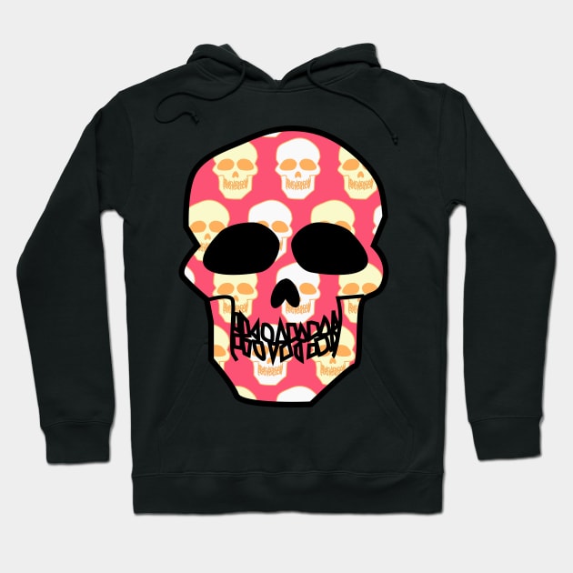 Cranium of skulls in pink Hoodie by cocodes